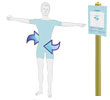 Palo portatabella rotazione busto per attrezzature ginniche per uso pubblico. per esercizi ginnici in vendita online da Mybricoshop