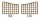 Grigliati su misura in legno sagomato maglia 120 mm modello Ginestra Serie Quadra