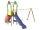 Torretta Birin con scivolo e altalena 2 certificata per uso pubblico in vendita online da Mybricoshop