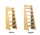 Scala per soppalco Milla in legno in kit per spazi piccoli su misura in vendita online da Mybricoshop
