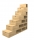 Scala Cubix con cassetti e vani a giorno su misura in vendita online da Mybricoshop