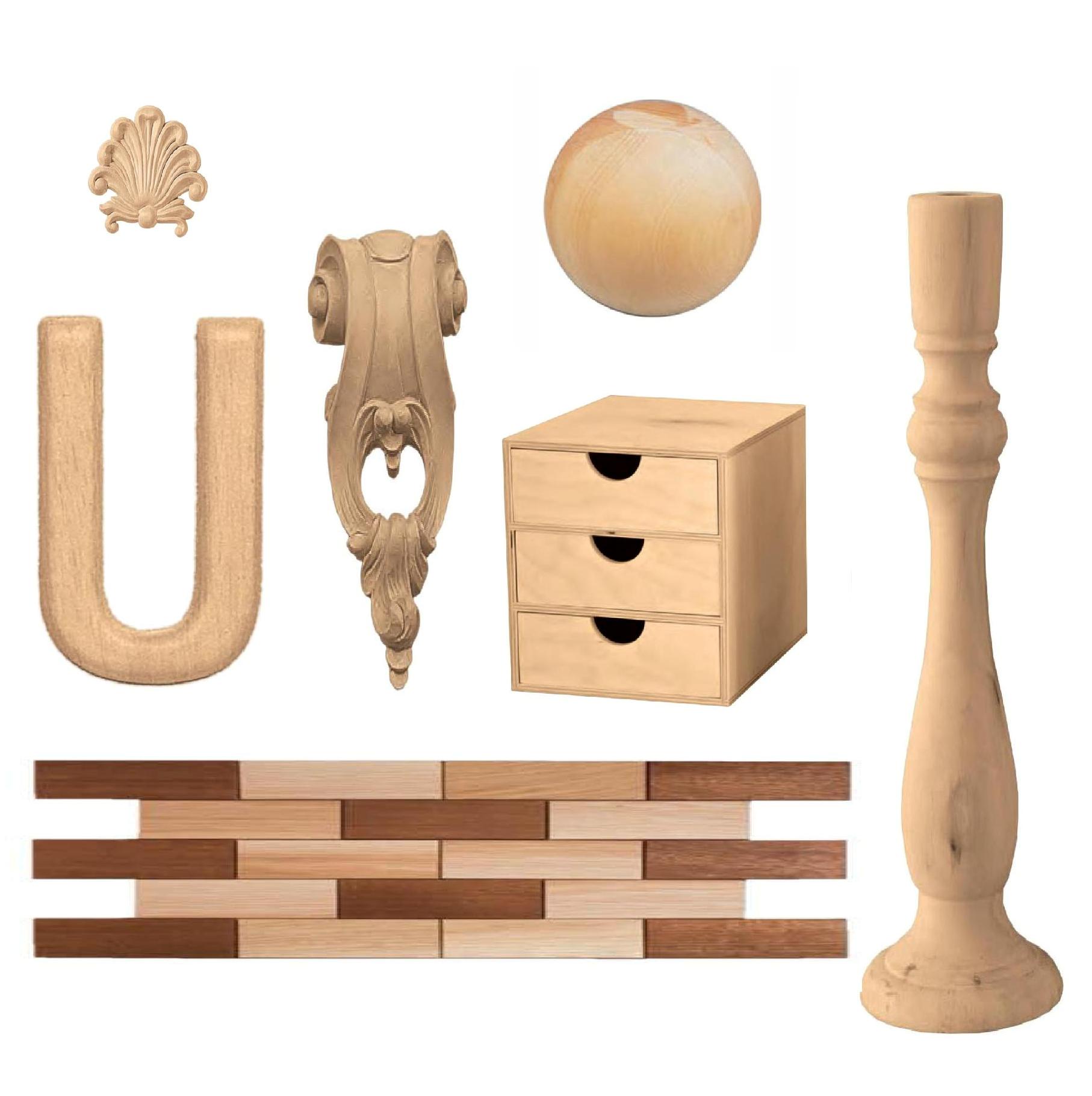 Decori e oggetti in legno