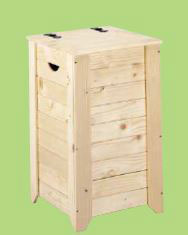 Box portabiancheria in legno massello negozio online