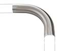 Tubo di metallo curvato a 90° in acciaio inox, ottone, verniciato antracite n vendita online da Mybricoshop