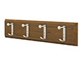 Appendiabito da parete in legno , modello Anka in vendita online Mybricoshop.com