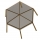 Gazebo - Pergola in legno Hexagonal con telo