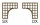 Grigliati su misura in legno per angoli modello Pisa maglia120  mm   Serie Quadra