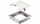 Elemento passacarte acciaio inox ad incasso su piani tavolo e scrivanie in vendita online da Mybricoshop.