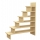 Scala per soppalco Karol in legno in kit per spazi piccoli su misura in vendita online da Mybricoshop
